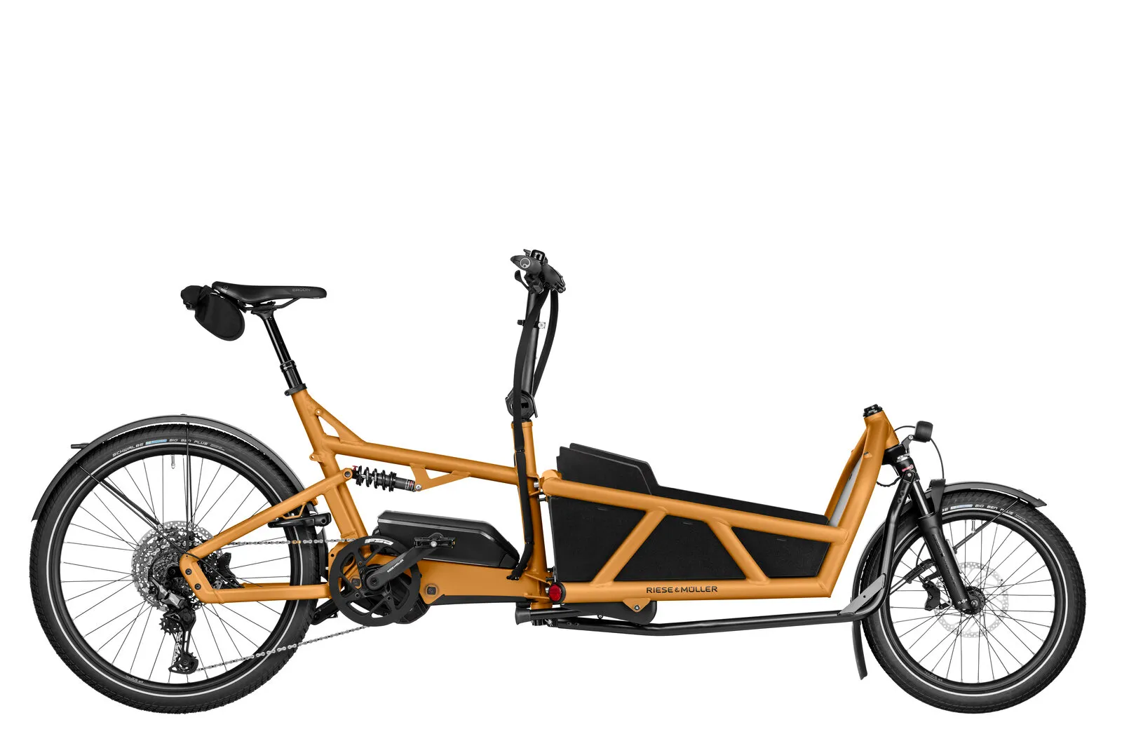 Riese & Müller Load5 60 touring in peanut matt.