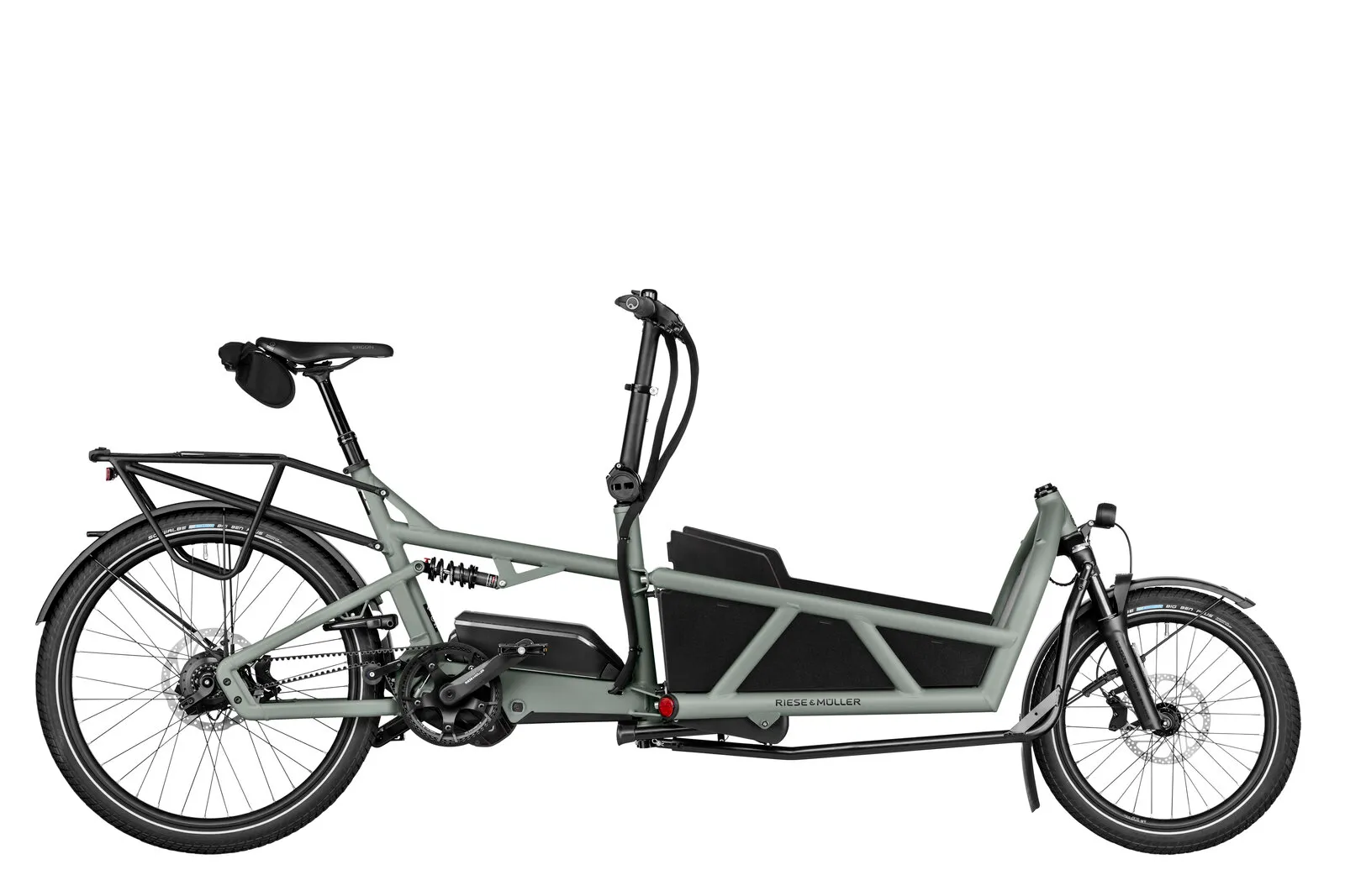 Riese & Müller Load5 60 rohloff in tundra grey matt.