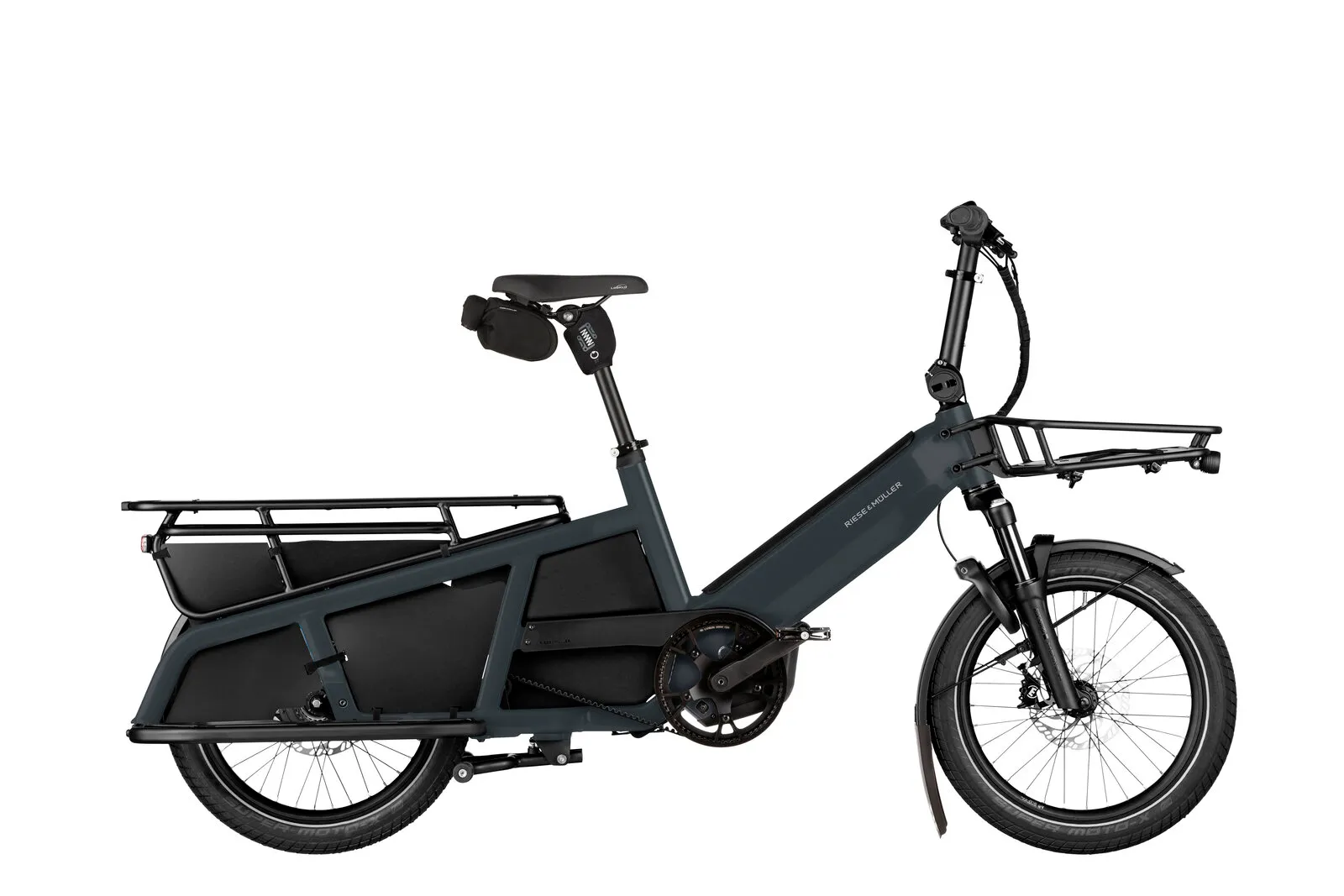 Riese & Müller Multitinker2 vario in utility grey/black.