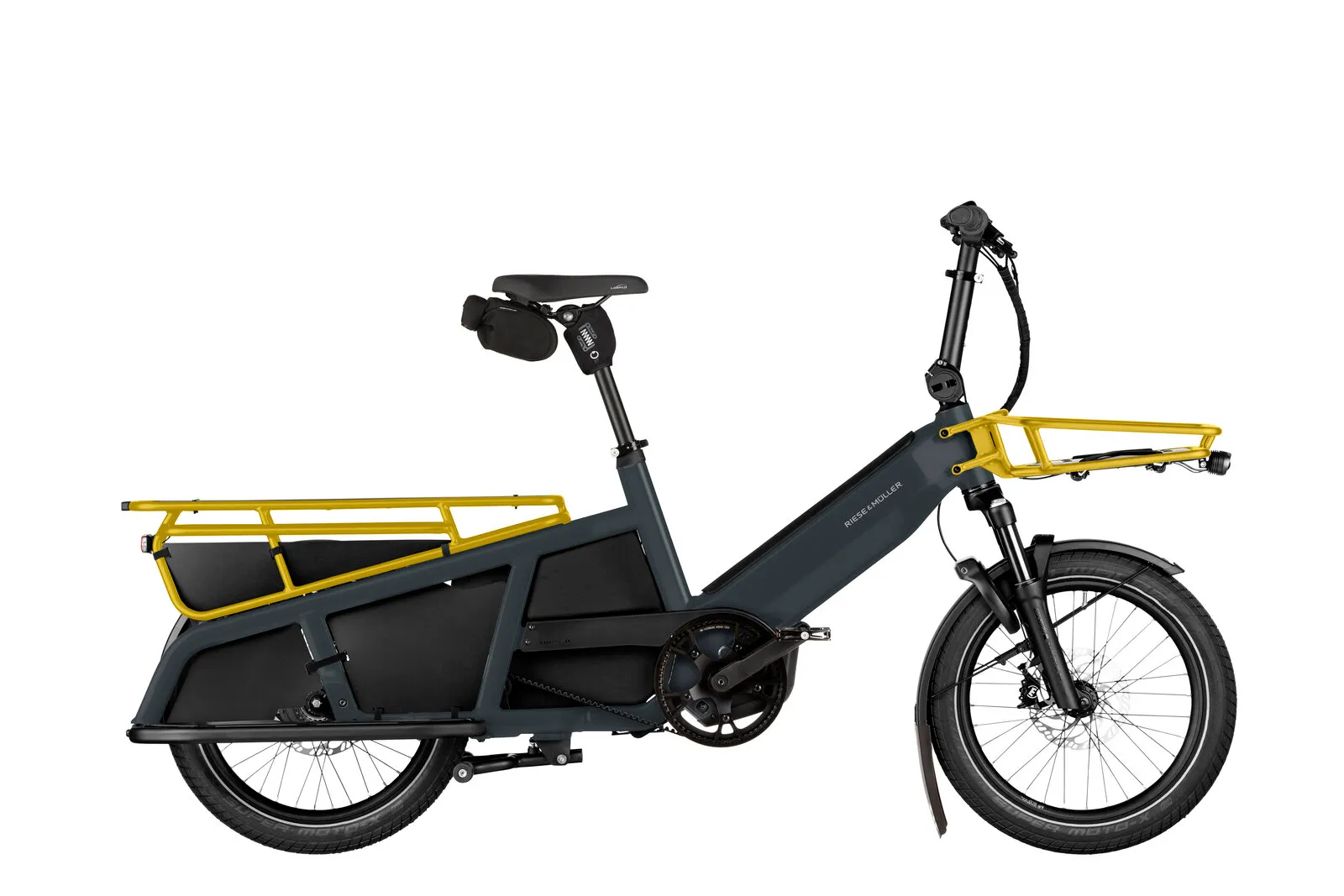 Riese & Müller Multitinker2 vario in utility grey/curry.