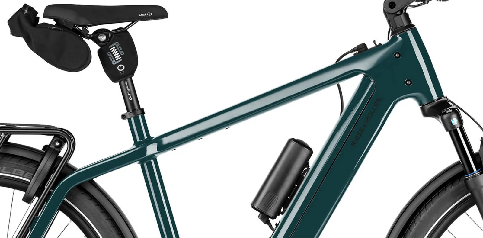 Riese & Müller Charger5 with Range Extender battery configuration.