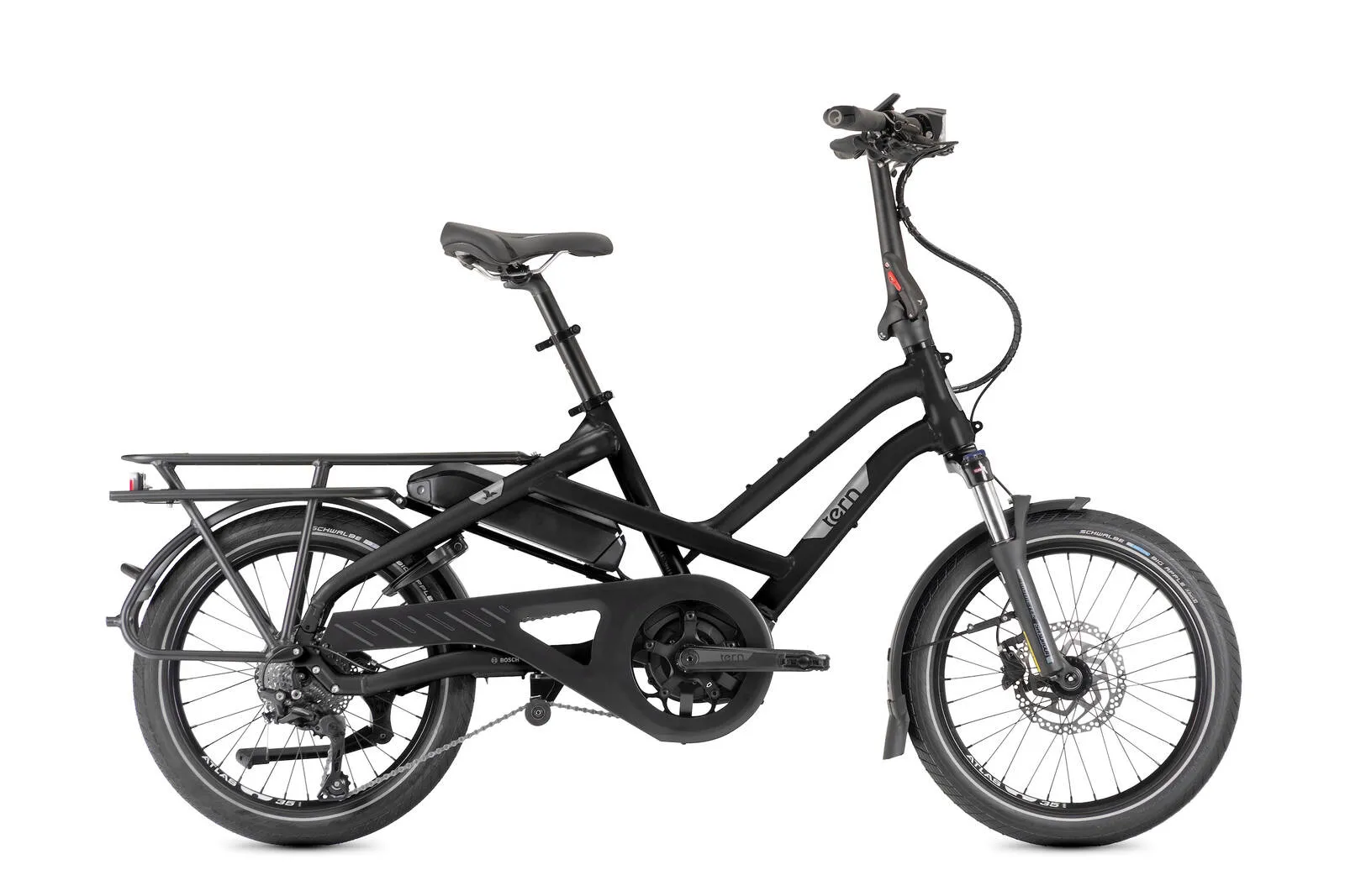 A Tern HSD P10 in satin black.