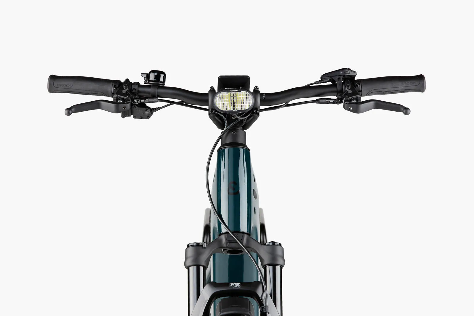 A cyclist exploring nature trails on the Riese & Müller Charger5.