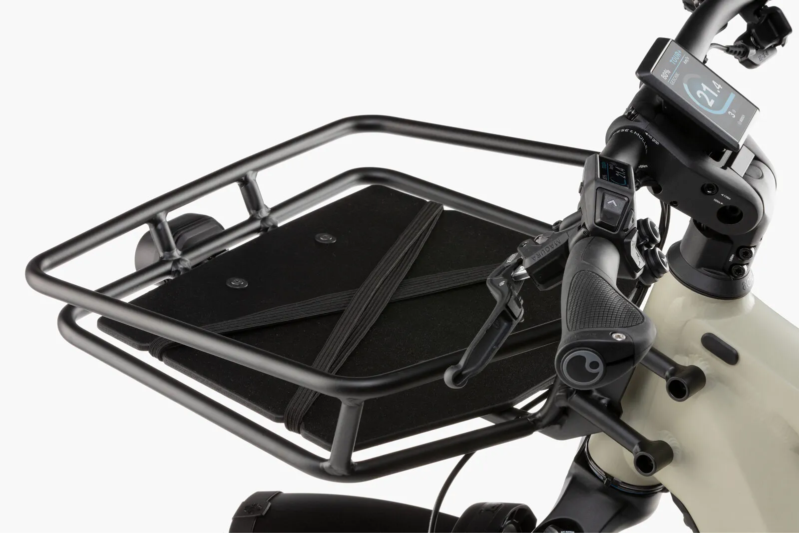 Close-up of the Multicharger3 front carrier and Kiox 300 display.