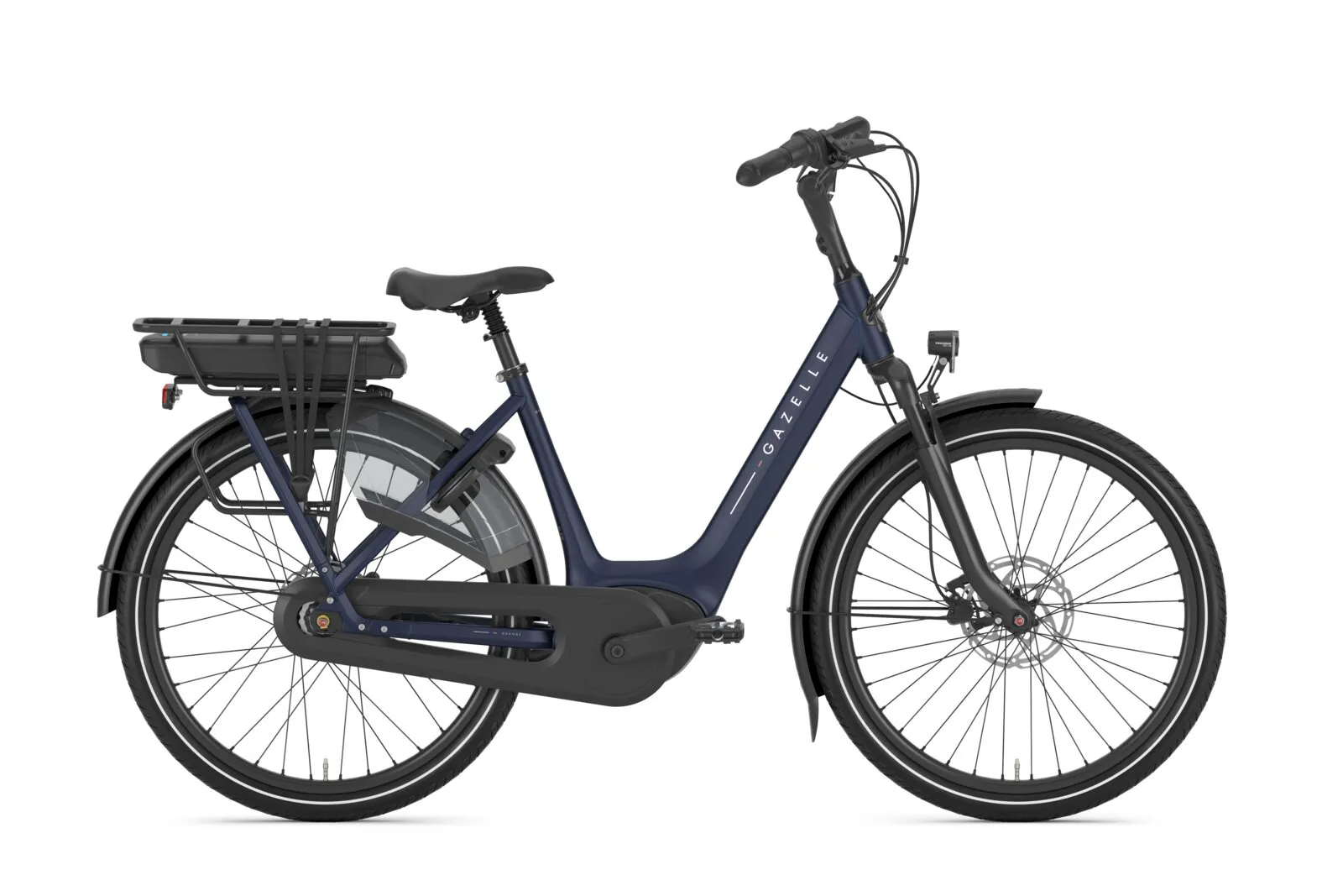 Gazelle Orange C8 26" in saturn blue matte.