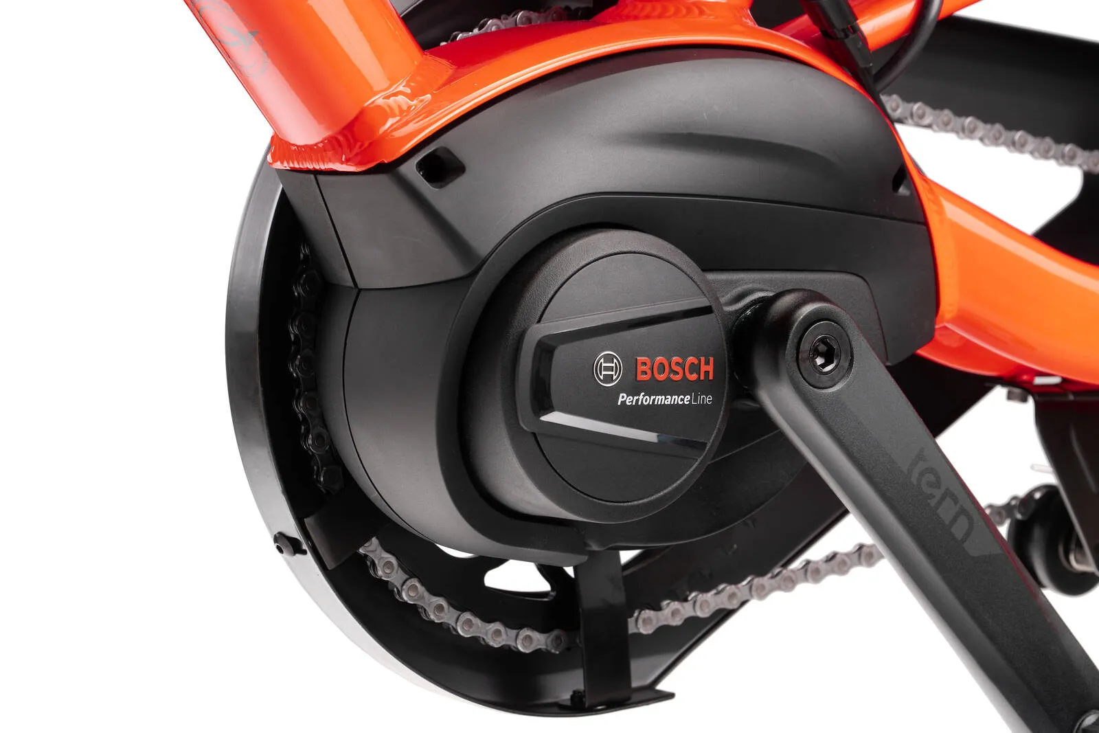 A close-up of the motor of a Tern HSD P10.