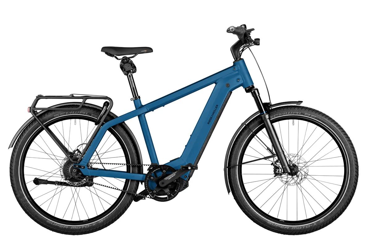 Riese & Müller Charger4 vario with diamond frame in petrol matt.