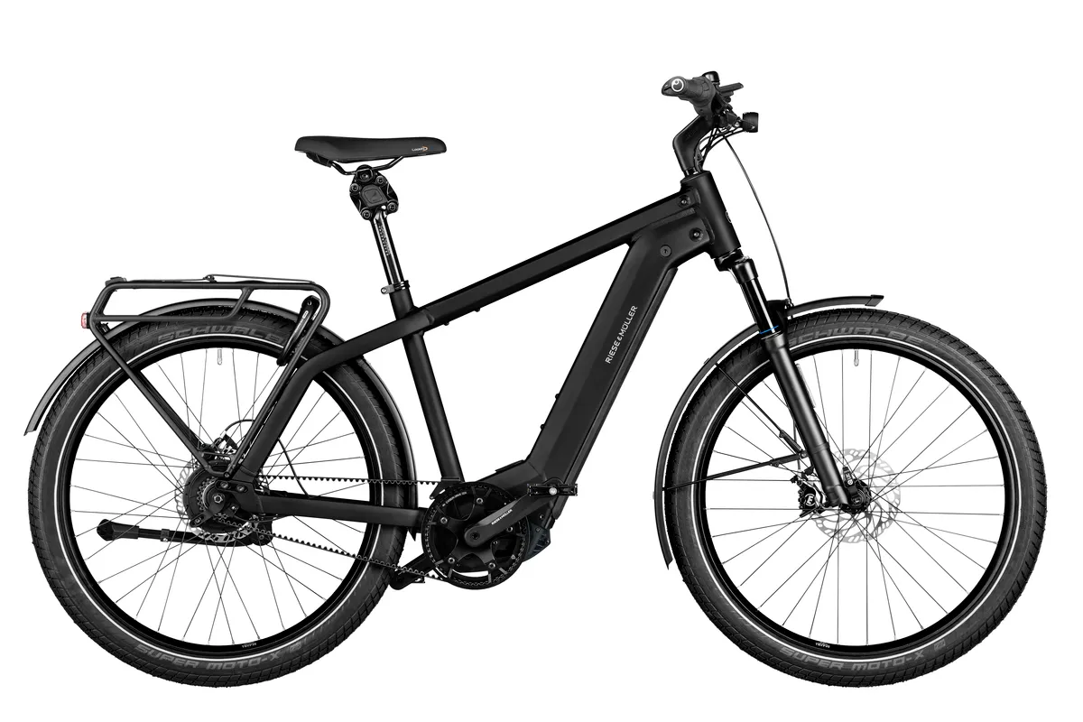 Riese & Müller Charger4 vario with diamond frame in black matt.