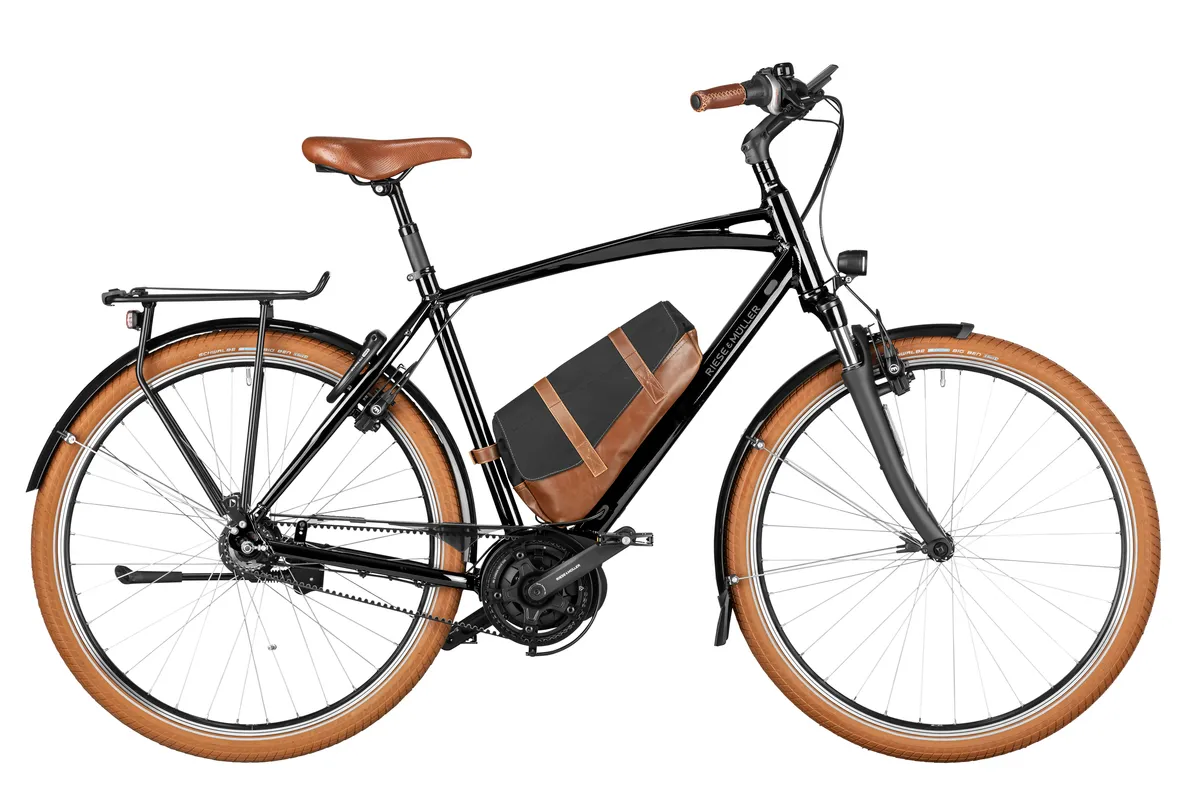 Riese & Müller Cruiser2 with diamond frame in black.