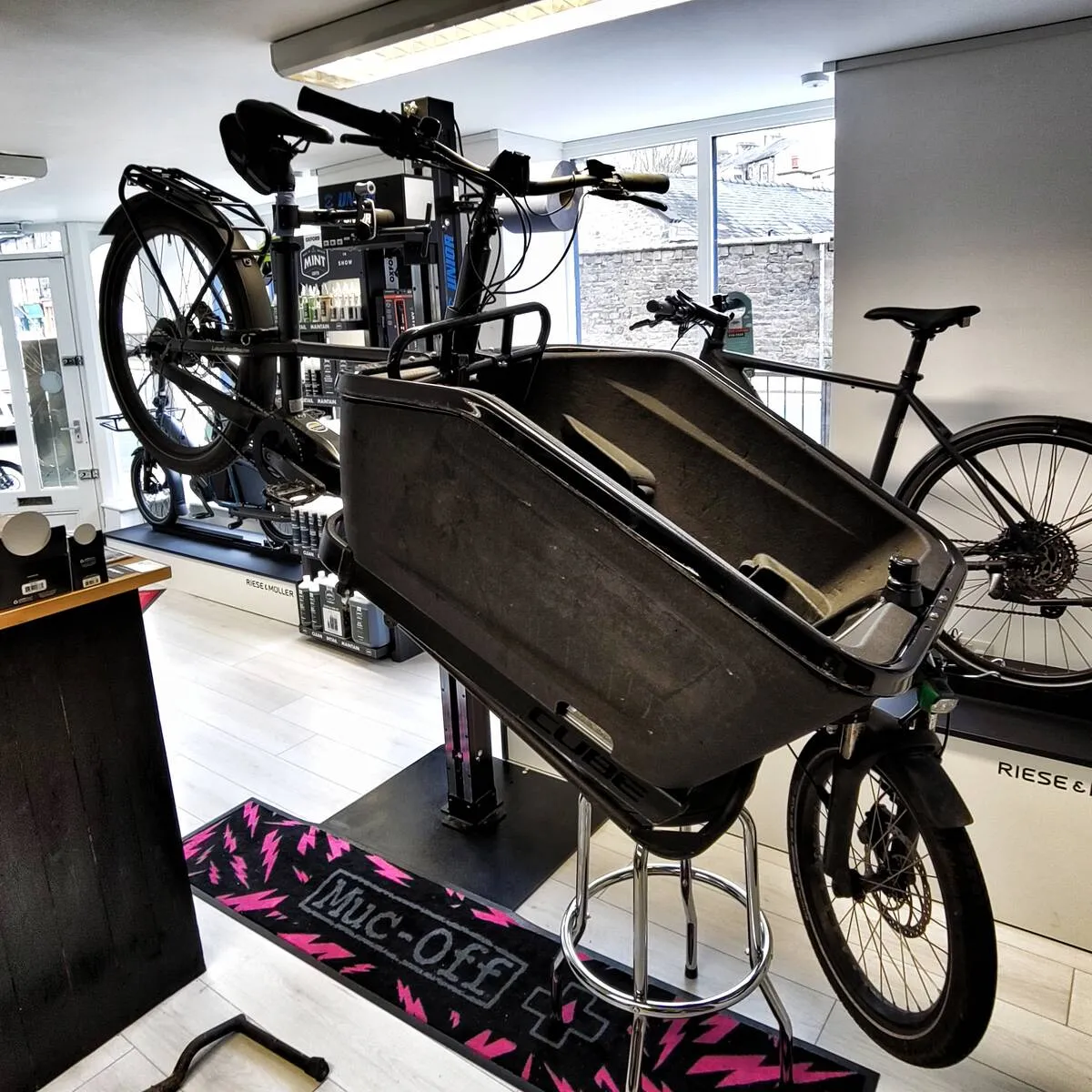 My real fascination with cargo bikes began when I saw how they were being used for logistics in big cities. And then I bought this Cube cargo bike!