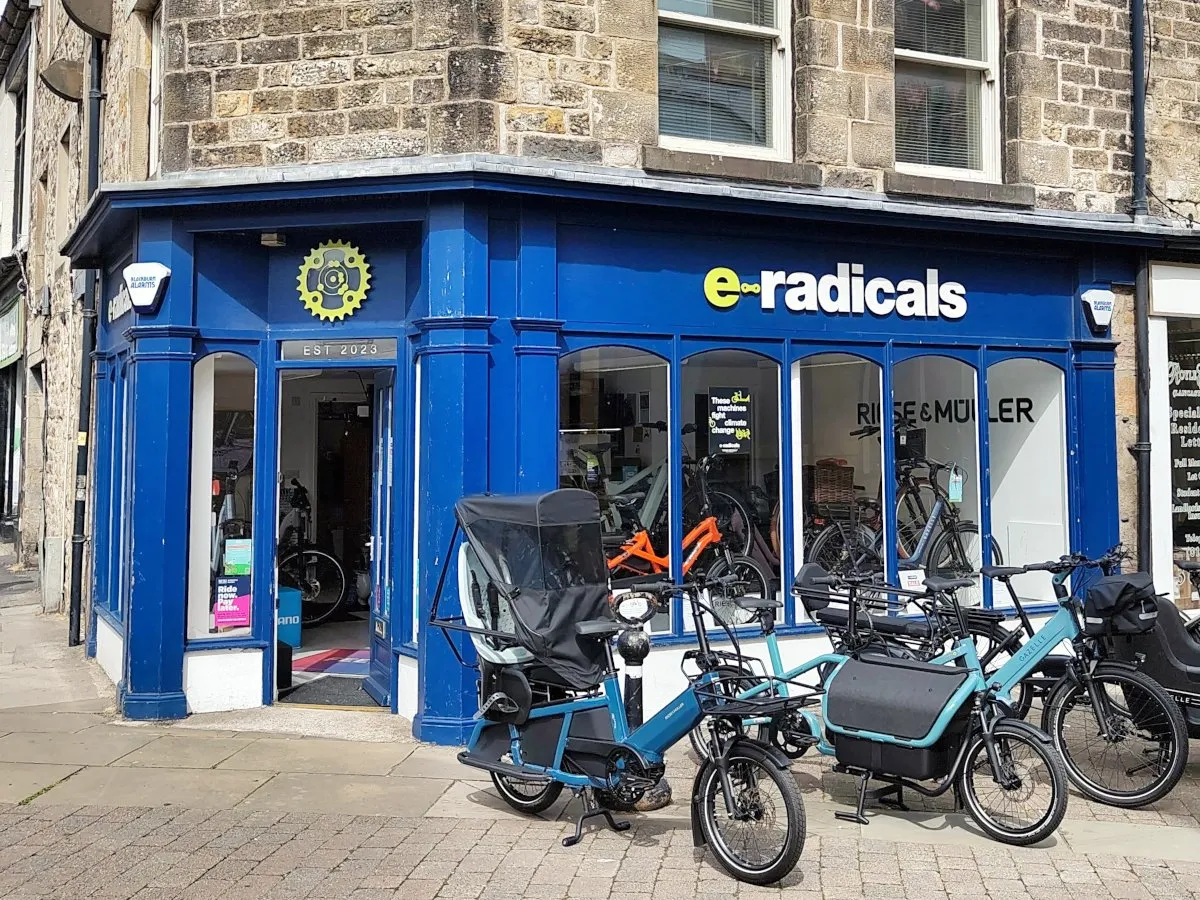 The E-Radicals shop at its current location on King Street in Lancaster