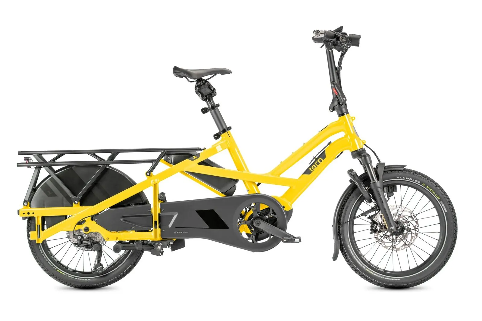 A Tern GSD S10 in schoolbus yellow.