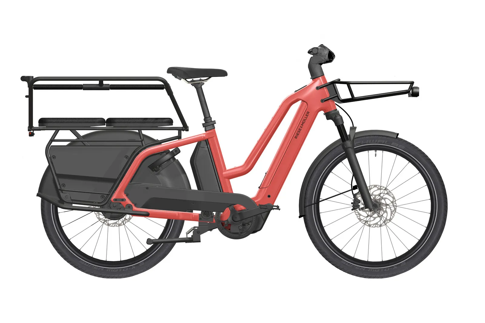 Riese & Müller Multicharger4, the redesigned fourth-generation midtail family cargo e-bike