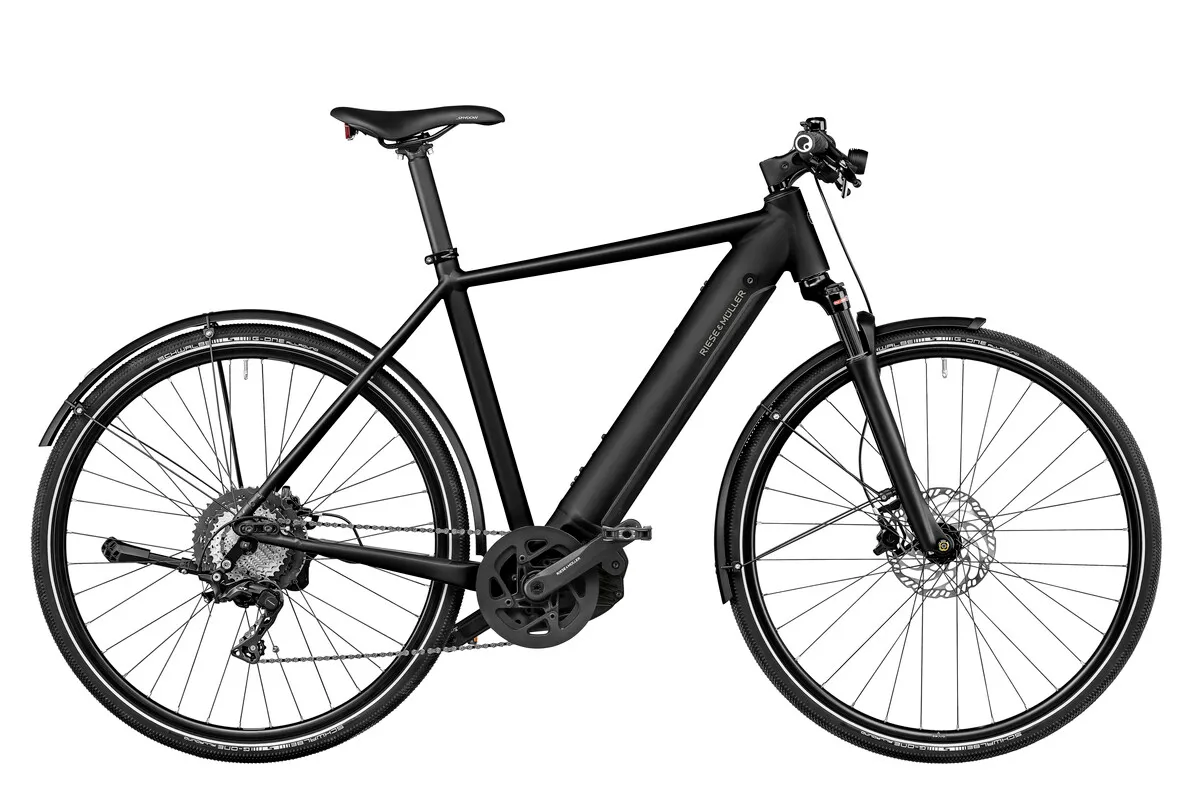 Riese & Müller Roadster4 touring with diamond frame in black matt.