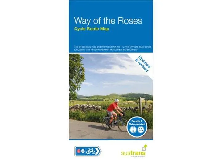 Sustrans’ Way of the Roses cycle route map