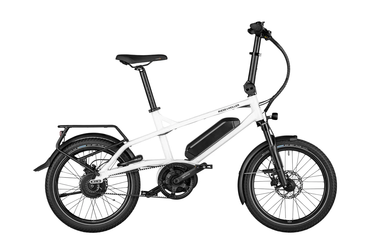 Riese & Müller Tinker2 vario in crystal white.