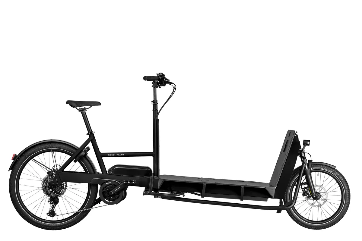 Riese & Müller Transporter2 85 touring in black.