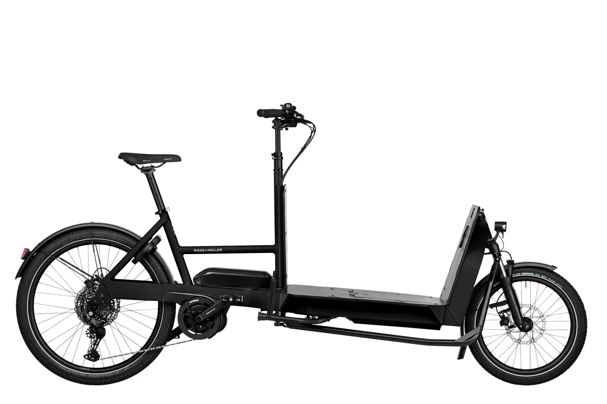 Riese & Müller Transporter2 65 touring in black.
